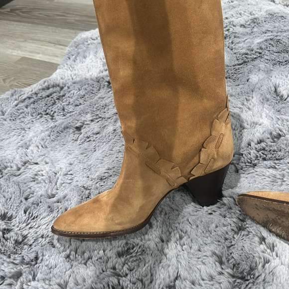 Isabel Marant Tan Suede Boots - Picture 6 of 9